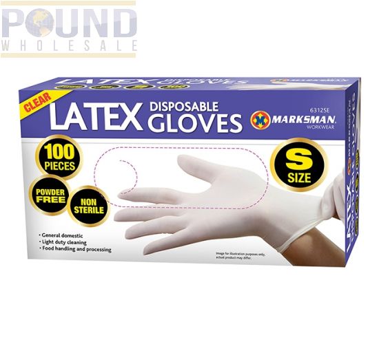 disposable latex gloves small