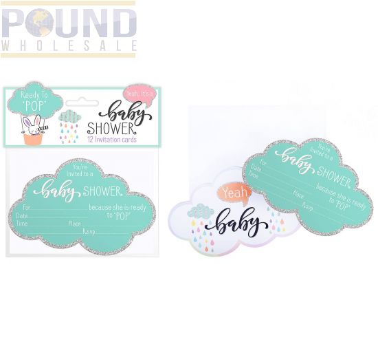 packs of baby shower invitations