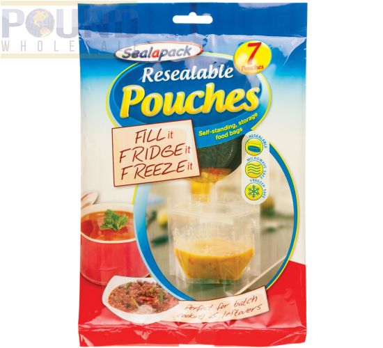 resealable pouches wholesale