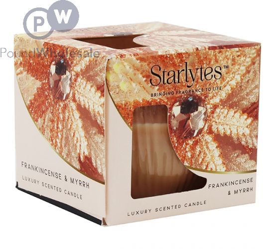 STARLYTES FRANKINCENSE & MYRRH LUXURY SCENTED CANDLE