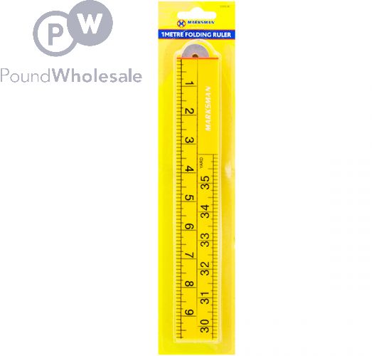 Wholesale Marksman Folding Ruler 1m | Pound Wholesale