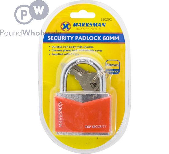 Key Kop II Locking Key Ring with 4 Inch Shackle and Orange Colored Boot