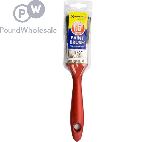 MARKSMAN RED HANDLE PAINT BRUSH 1.5