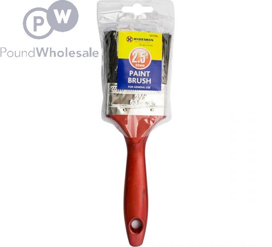 MARKSMAN RED HANDLE PAINT BRUSH 2.5