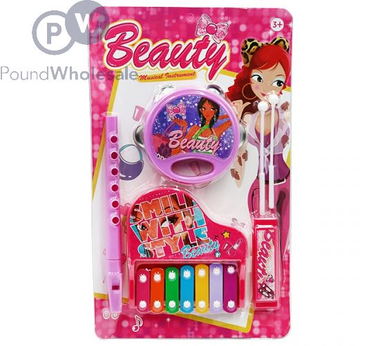 BEAUTY MUSICAL PLAY SET 6PC