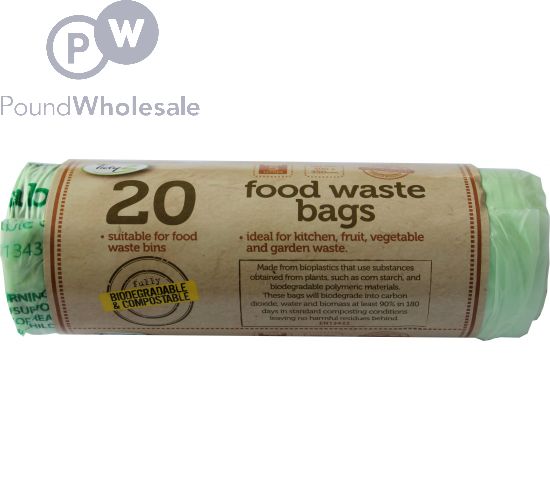 Biodegradable Garden Waste Bags, 5 Pack