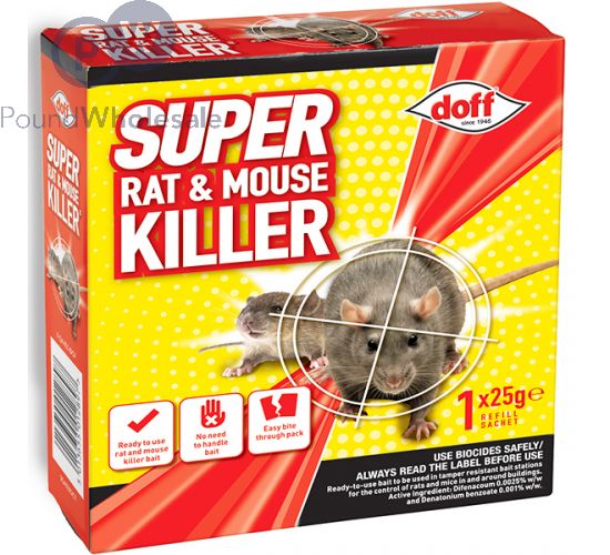 Mouse Killer Kit 6 Sachets - The Big Cheese Official Manufacturer