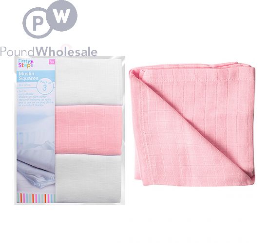 Pink muslin sale squares