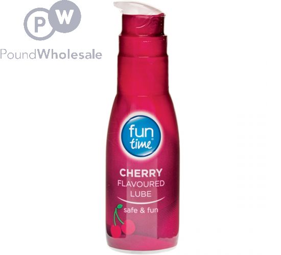 Wholesale Fun Time Cherry Flavoured Lubricant 75ml | Pound Wholesale