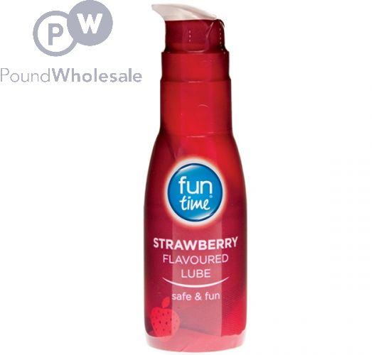 FUN TIME STRAWBERRY FLAVOURED LUBRICANT 75ML