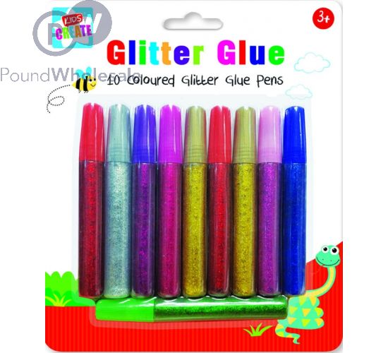 Red, Pinks & Purple Glitter Glue Pens