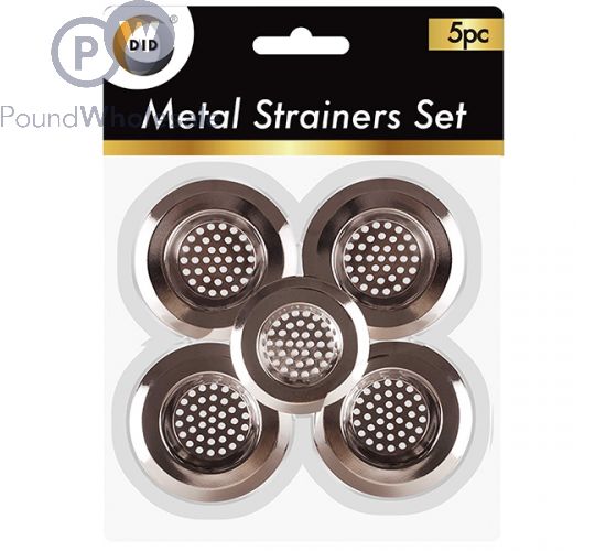 DID METAL STRAINERS SET 5 PACK