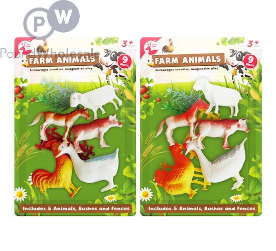 Plastic farm animal set online