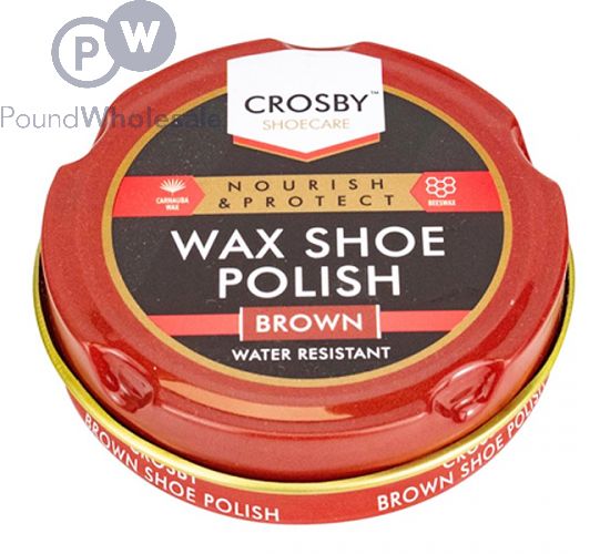 Crosby Brown Wax Shoe Polish 50ml