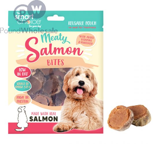 Salmon bites hot sale for dogs