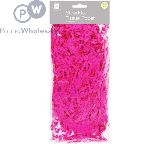 Hot Pink Shredded Tissue Paper