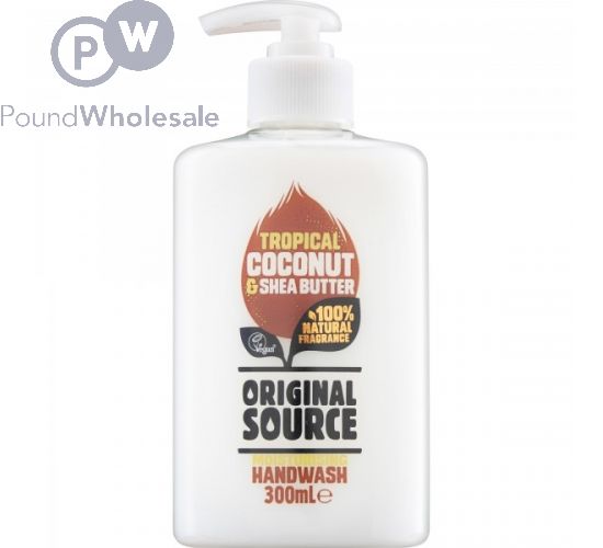 ORIGINAL SOURCE TROPICAL COCONUT & SHEA BUTTER HANDWASH 330ML