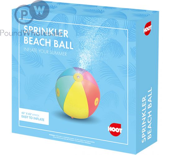 Wholesale Hoot Inflatable Sprinkler Beach Ball 43 Pound Wholesale