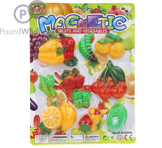 MAGNETIC FRIDGE FRUIT AND VEGETABLES