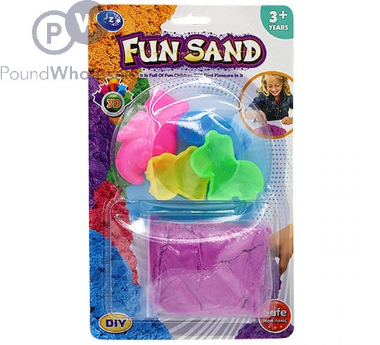 FUN SAND SOFT FEEL EASY MOULD PLAY SET