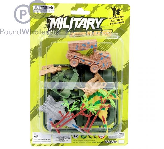 MILITARY PLANE & SOLDIERS PLAY SET