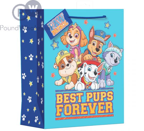 Nickelodeon Paw Patrol Best Pups Forever Gift Bag Large