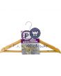 PRIMA WOODEN CLOTHES HANGERS 2PC