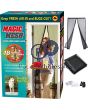 MAGIC MAGNETIC MESH SCREEN DOOR BLACK