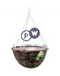 MARKSMAN RATTAN GARDEN HANGING BASKET 16