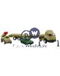 FRICTION MILITARY TRUCK WITH TANK, ARMOURED VEHICLE & SOLDIERS UNBOXED