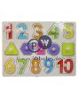 Wooden Puzzle Numbers & Shapes