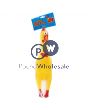 SHRILLING SCREAMING RUBBER CHICKEN 30CM