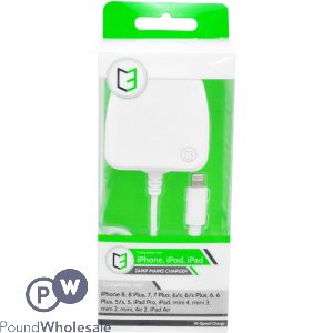 Vibe 1amp Iphone/ipad Mains Charger 1m