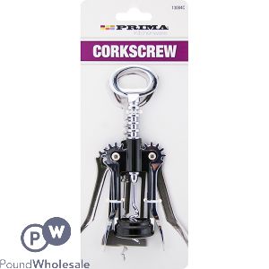 Prima Black Plated Corkscrew