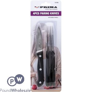 Prima Stainless Steel Paring Knives 4 Pack