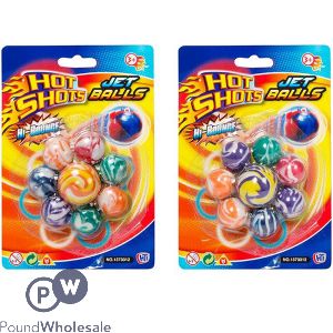 Hot Shots Hi-Bounce Jet Balls 8 Pack