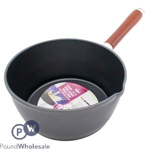 Prima Non-stick Wooden Handle Milk Pan 18cm 2.1l