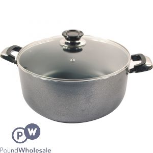 Prima Non-stick Casserole Saucepan With Glass Lid 24cm