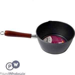 PRIMA NON-STICK WOODEN HANDLE MILK PAN 20CM 2.7L