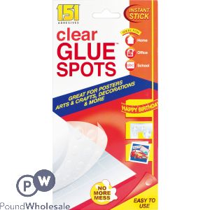151 Instant Stick Clear Glue Spots