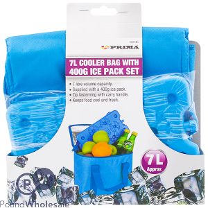 Prima 7l Cooler Bag With 400g Ice Pack Set
