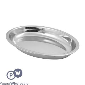 Prima Stainless Steel Oval Bowl 17cm