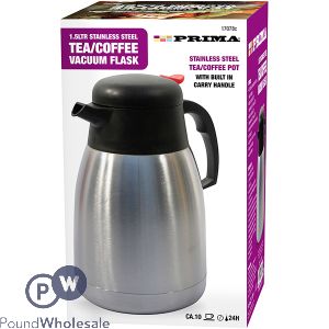 Prima Stainless Steel Tea &amp; Coffee Vacuum Flask 1.5l