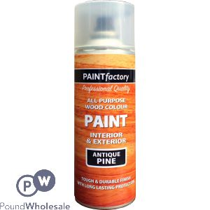 All Purpose Wood Colour Antique Pine Spray Paint 400ml (tough And Durable Finish With Long Lasting Protection)