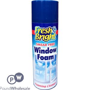 Fresh & Bright Smear Free Window Foam 500ml