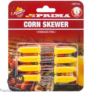 Prima Stainless Steel Corn Skewer 8 Pack