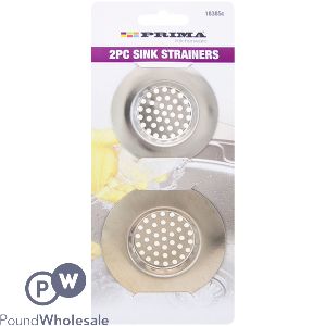 Prima Assorted Stainless Steel Sink Strainers Set 2pc