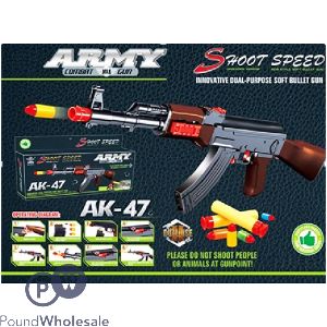 Army Ak-47 Soft Bullet Gun Play Set