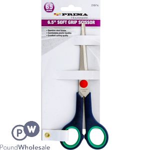 Prima Soft Grip Stainless Steel Scissors 6.5"