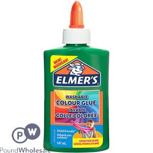 Elmer's Washable Colour Glue Green 147ml